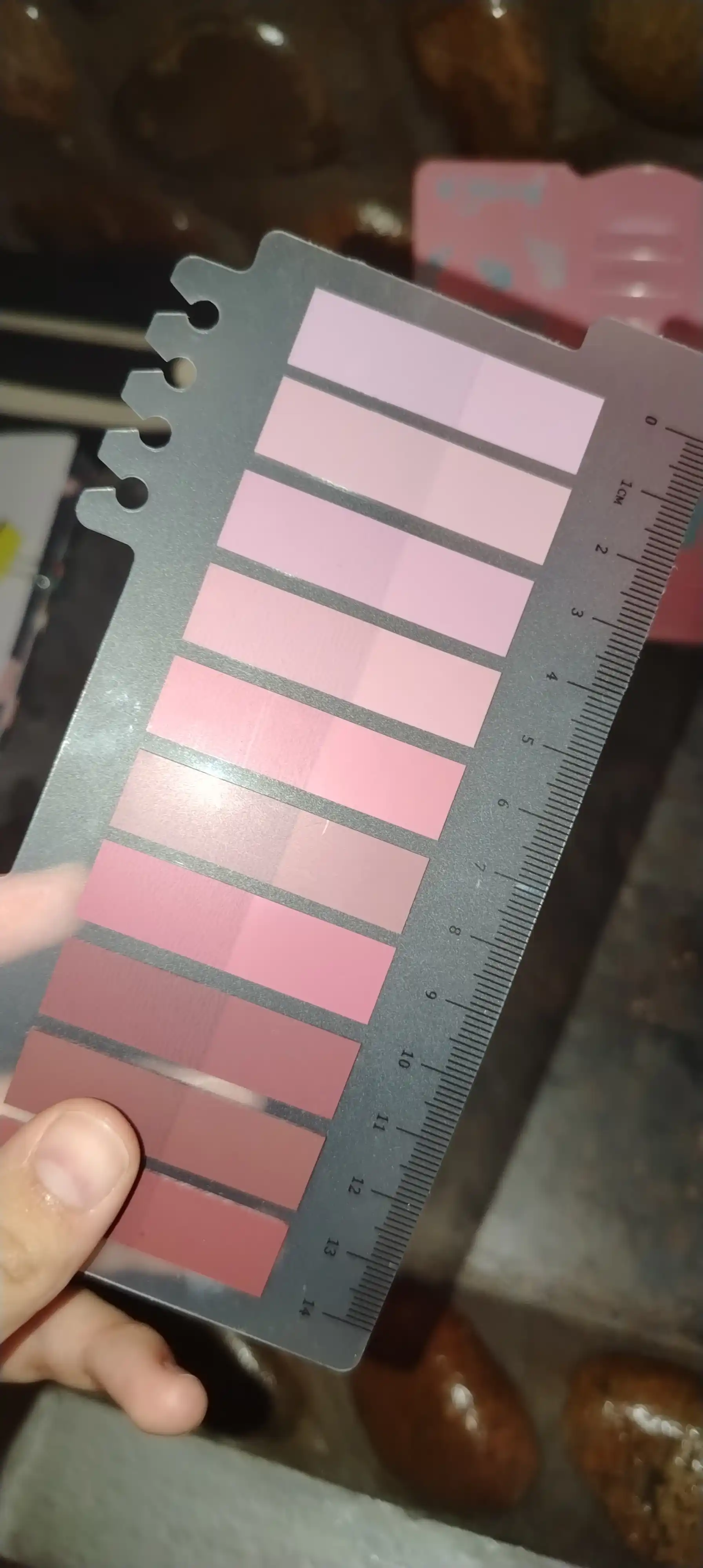 Gradient indeks stikerlari, 10 xil rang