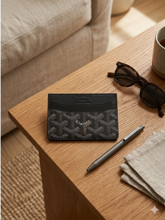 Картхолдер Goyard: для карт, паспорта, удостоверения личности, визиток
