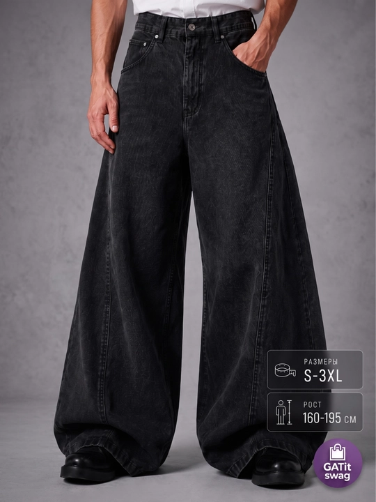 Ayollar jinsi shim baggy keng oversize Y2K streetwear skater GATit MUSE