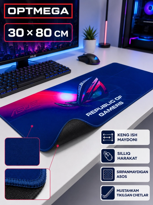 Kompyuter kovrik va sichqoncha uchun gilamcha CS GO gilamcha