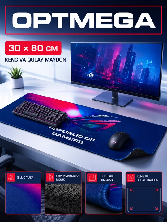 Kompyuter kovrik va sichqoncha uchun gilamcha CS GO gilamcha