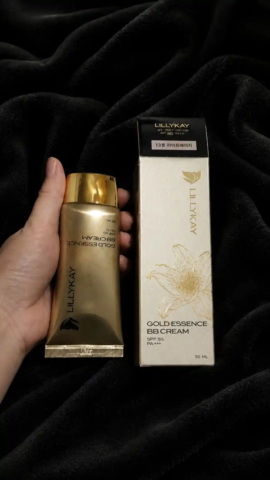 BB-крем для лица, Lillykay Gold Essence, BB-крем с экстрактом золота, 50 мл, Корея