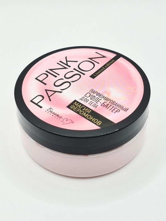 Belita-M Pink Passion parfyumlangan tana sufle-batteri, shimerli, 200 g - 