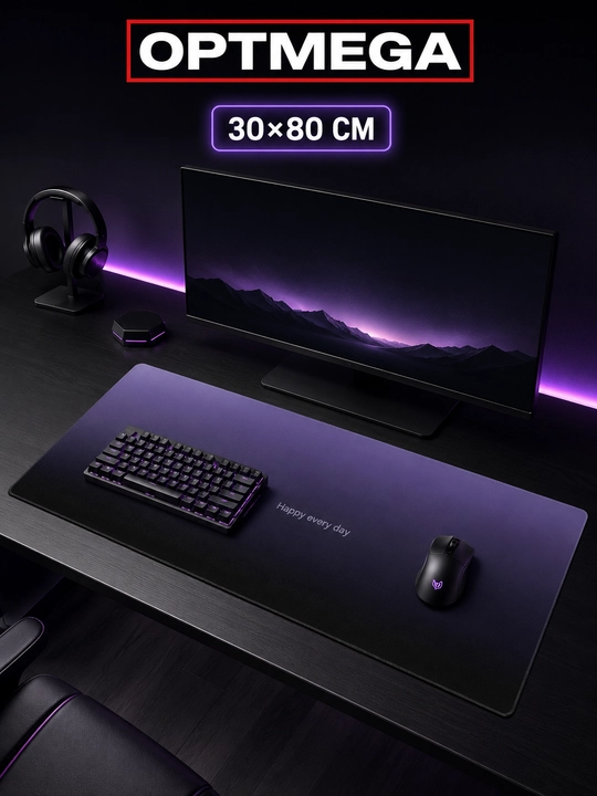 100x50x3 mm o‘lchamdagi katta gilamcha, klaviatura va sichqoncha uchun o‘yin va ofis gilamchasi