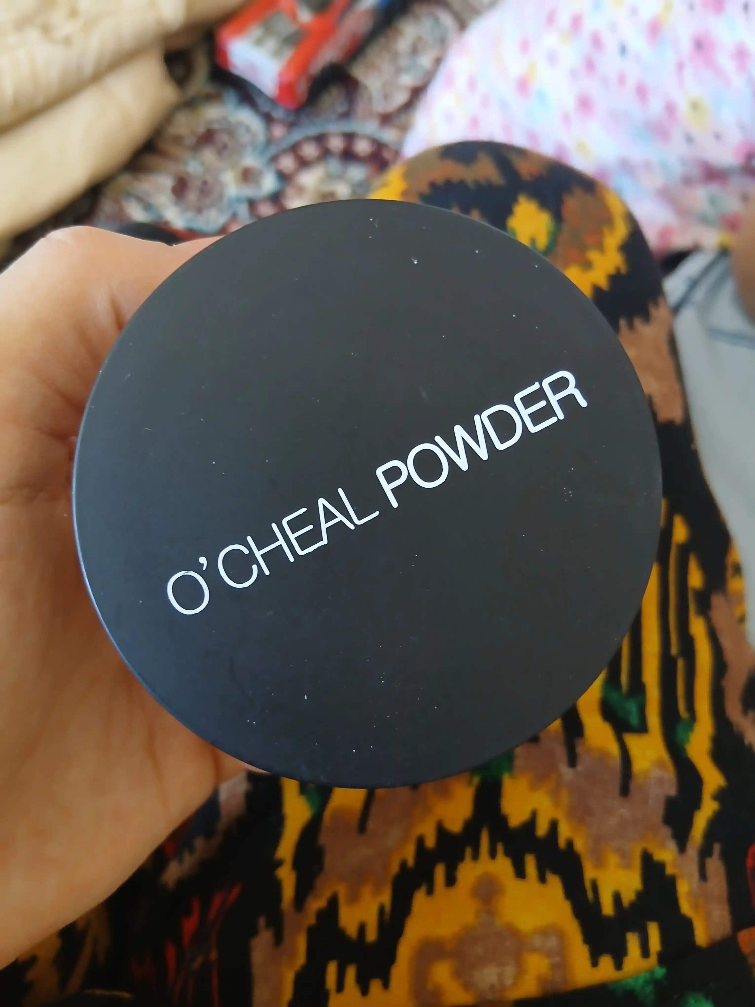 Пудра для лица рассыпчатая сияющая прозрачная матирующая OCHEAL POWDER, 15 г
