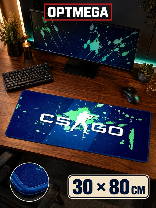 Kompyuter kovrik va sichqoncha uchun gilamcha CS GO gilamcha