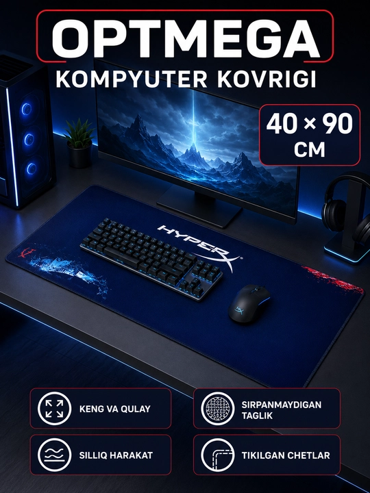 Kompyuter kovrik va sichqoncha uchun gilamcha CS GO gilamcha