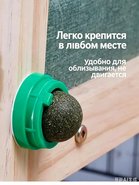 Шарик игрушка с кошачьей мятой