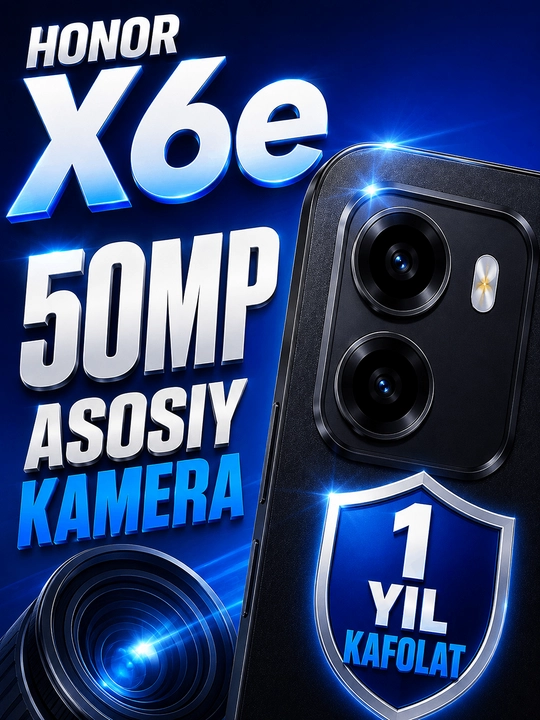 Смартфон HONOR X6e, 7500 мА·ч, 45 Вт,  экран 120 Гц, IP64
