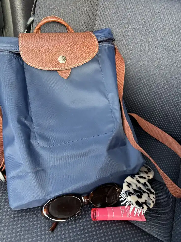 Longchamp uslubidagi ayollar ryukzagi