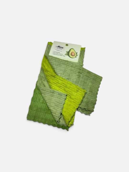 Sochiqlar, skidka,"Avokado" mikrofiber salfetkalar to‘plami 3 dona, 30x30