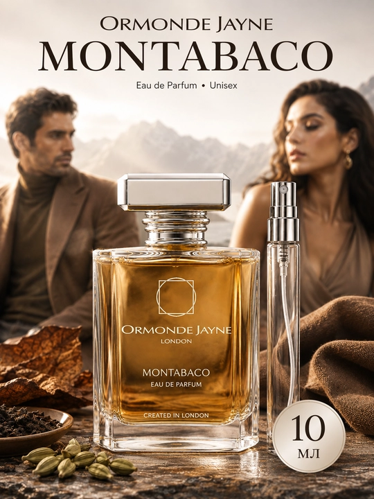 Atir Montabaco Ormonde Jayne erkaklar va ayollar uchun, probnik atirlar, 5 ml, 10 ml - 