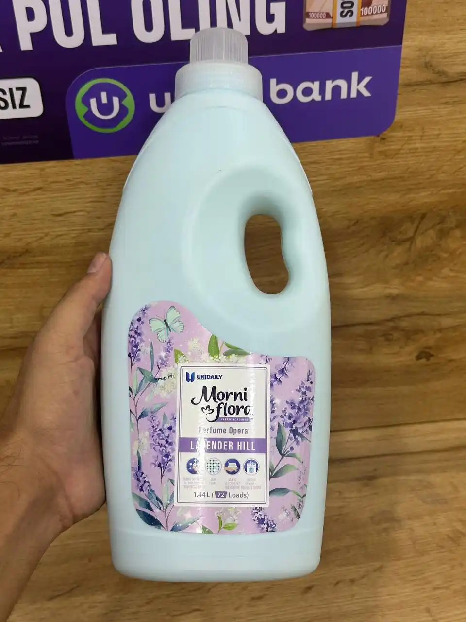 Kir yuvish uchun konditsioner Morni Flora, Kopum Plus