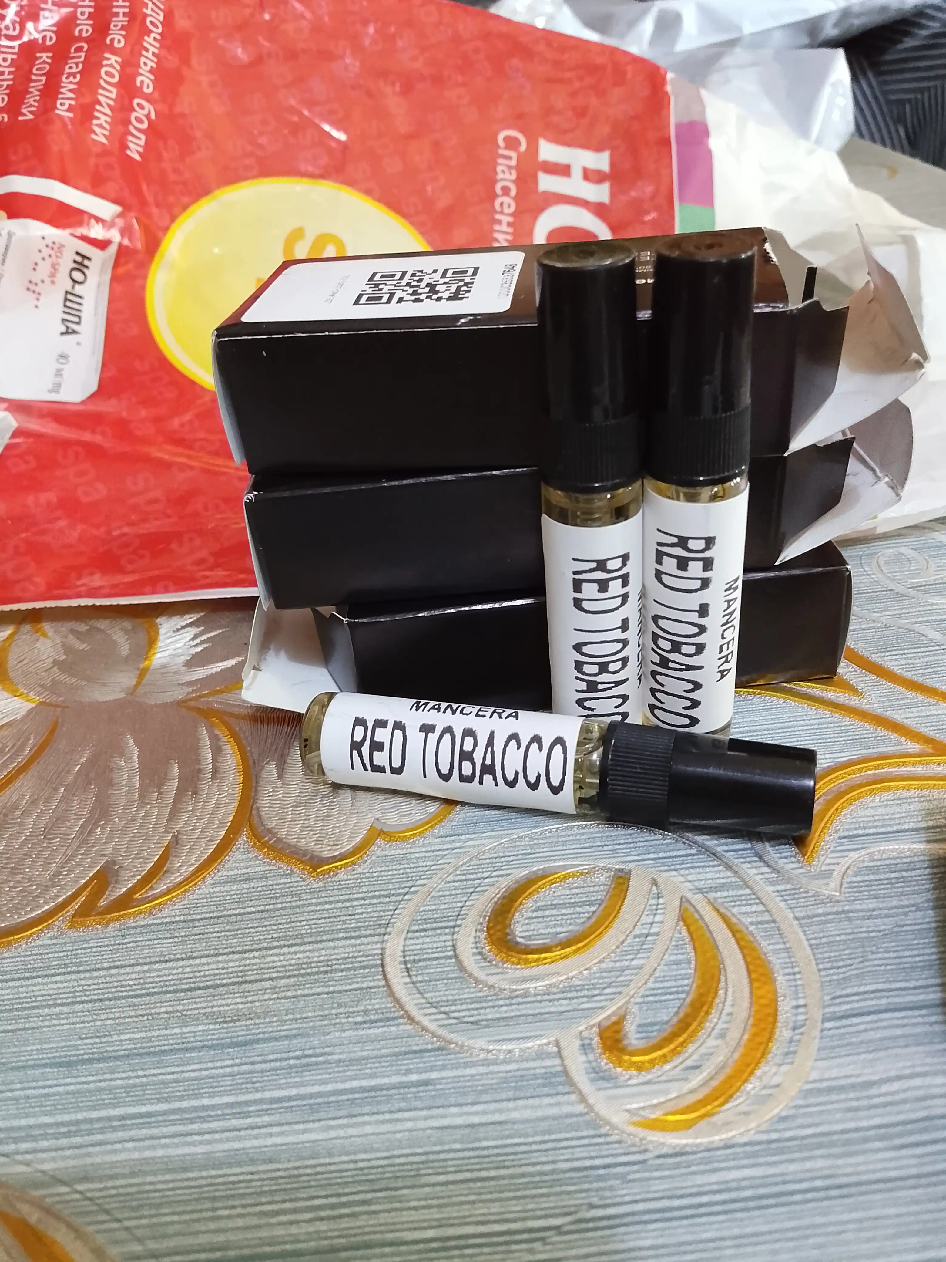 Духи Red Tobacco Mancera для мужчин и женщин, пробники