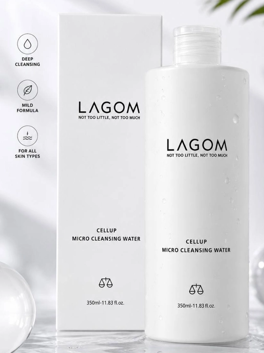 Yuzni yuvish uchun Lagom ko‘pigi, Lagom Cellup Micro Foam Cleanser, 350 - 