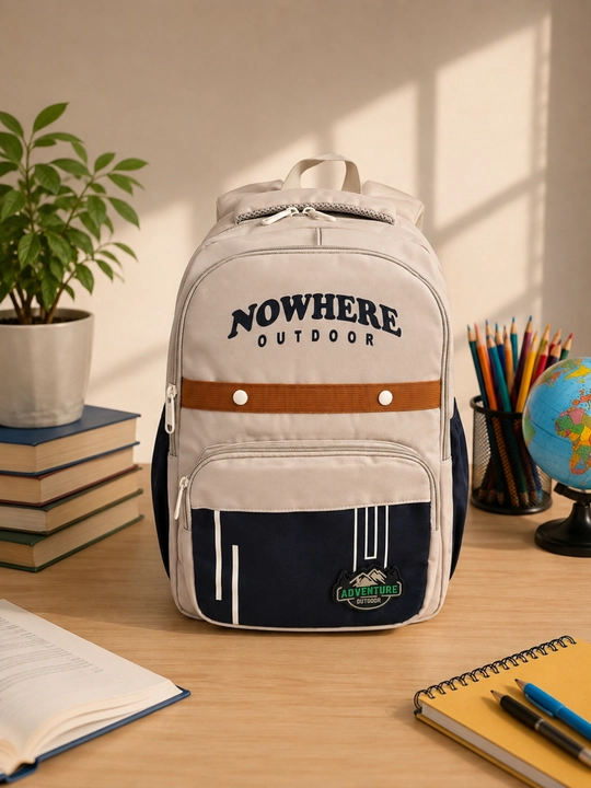 NOWHERE OUTDOOR maktab ryukzagi, o‘g‘il va qiz bolalar uchun keng sig‘imli ryukzag - 
