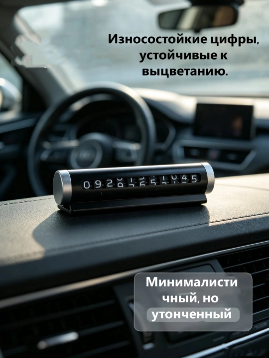 Удобный знак для временной парковки – скрытие номера, автомобильный аксессуар