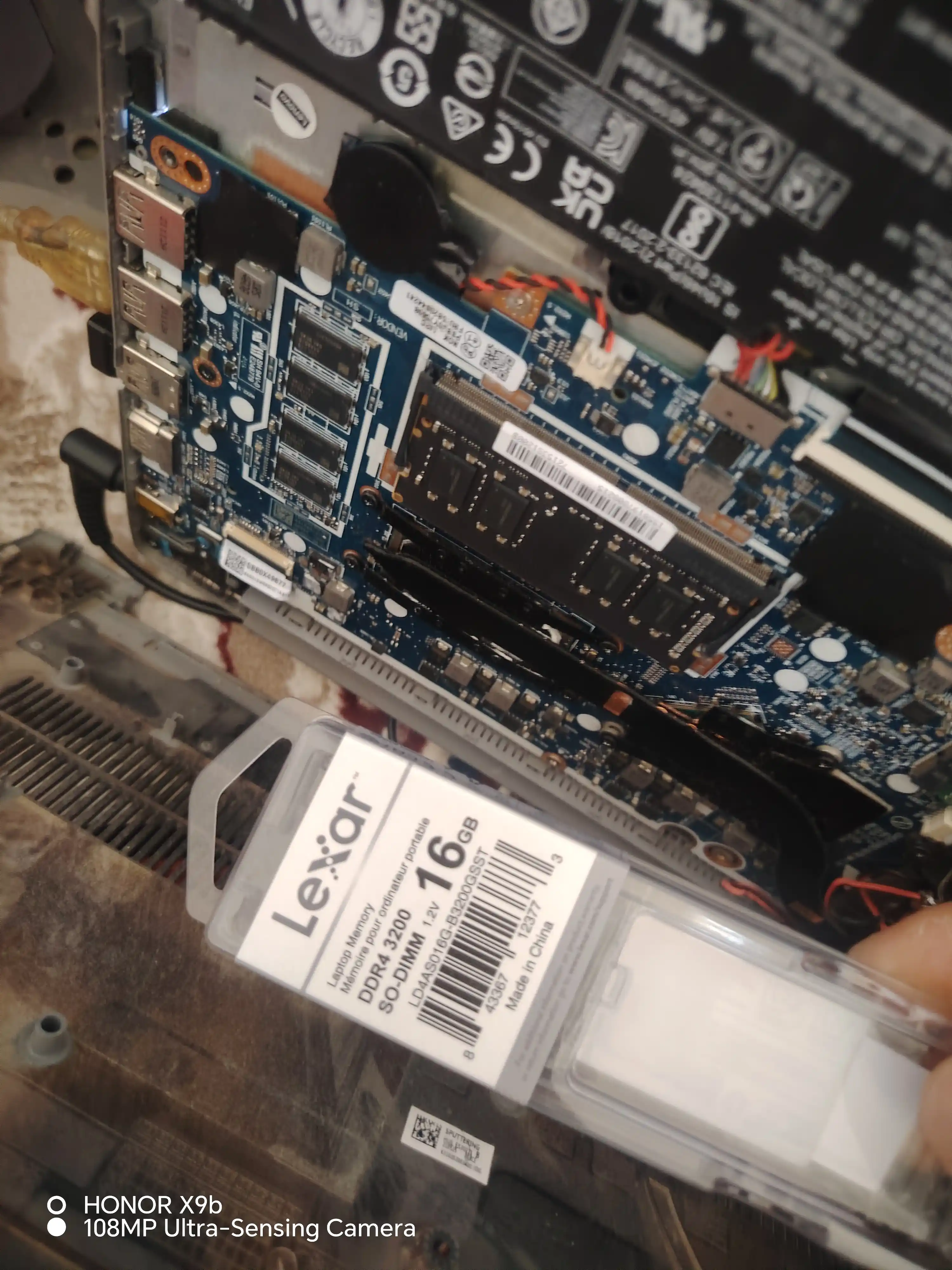 Operativ xotira OZU DDR4 Lexar 8 gb 16 gb 32 gb 3200 MHz sodimm, noutbuk uchun 