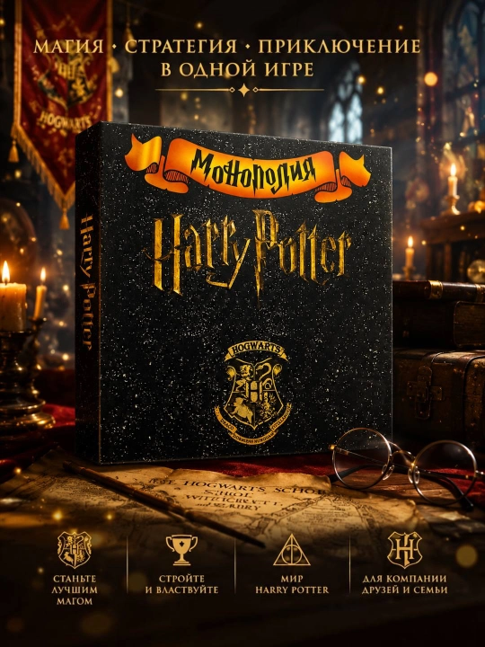 Monopoliya Harry Potter – Oilaviy strategik stol o‘yini - 
