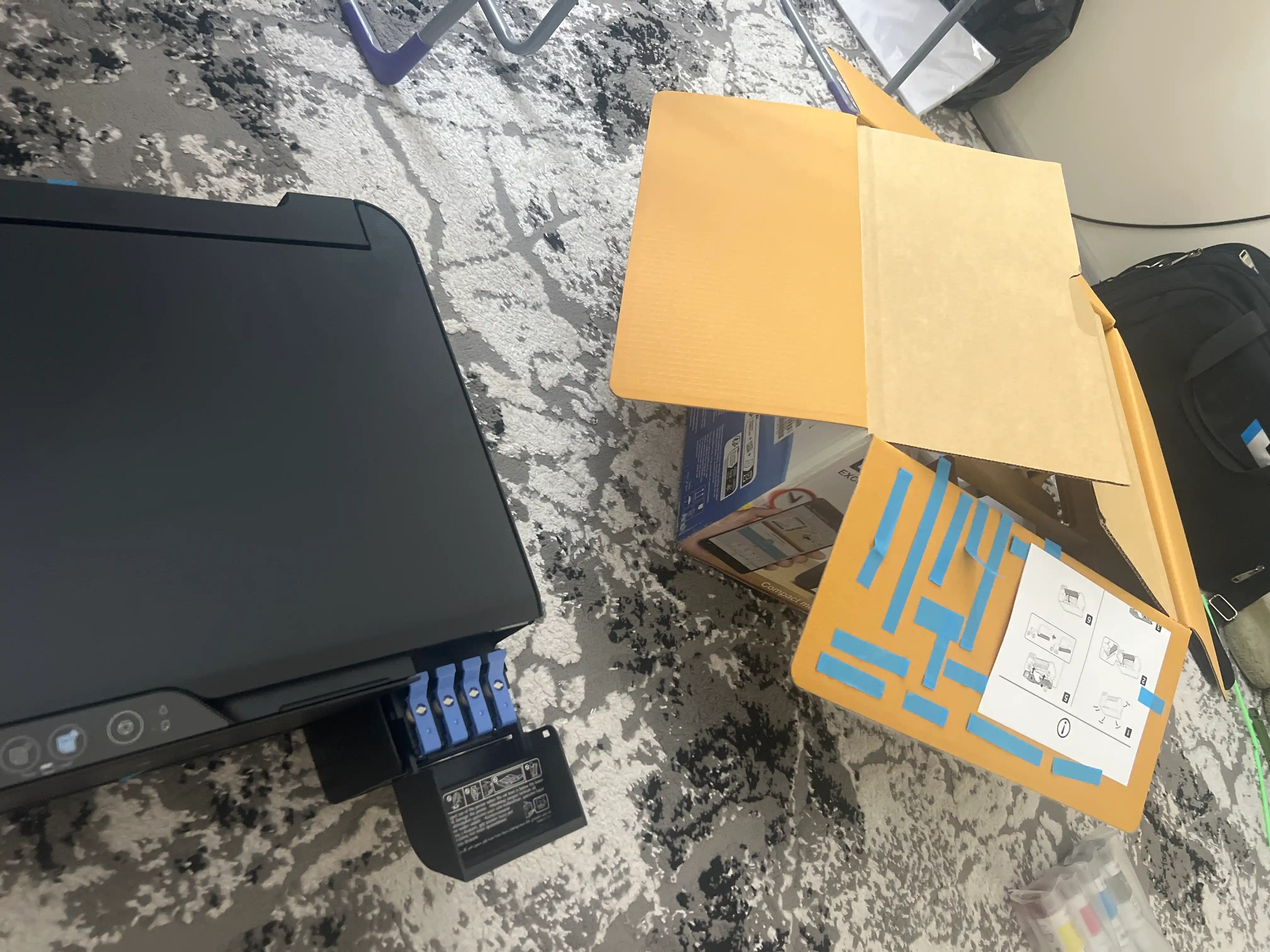Принтер МФУ Epson L3250/3251, А4, цветной, 3 в 1 wifi