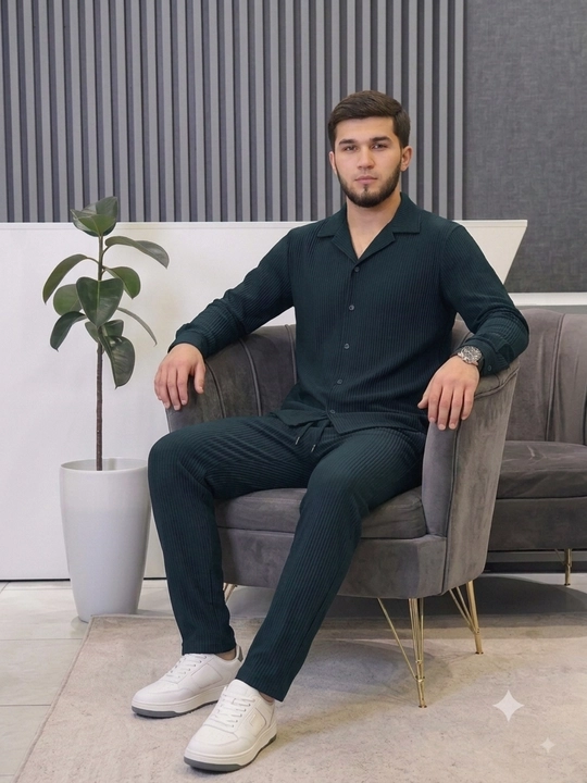 Erkaklar kostyumi-ikkitalik, kuz va bahor uchun to‘plam