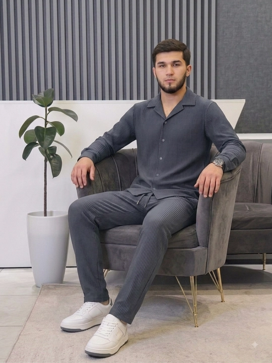 Erkaklar kostyumi-ikkitalik, kuz va bahor uchun to‘plam