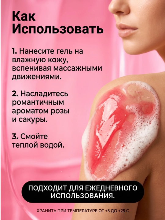 Гель для душа, глубоко очищающий с парфюмированным ароматом, Shower mate, 550 мл