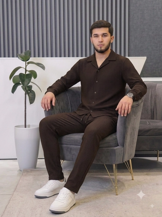 Erkaklar kostyumi-ikkitalik, kuz va bahor uchun to‘plam