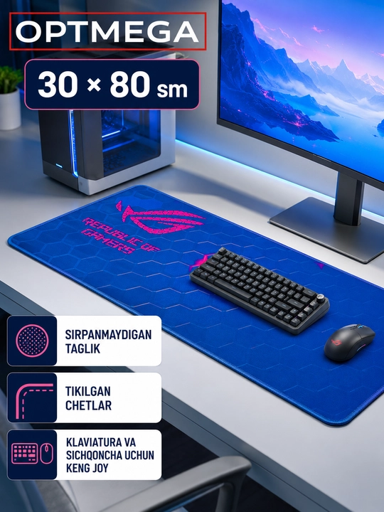 Kompyuter kovrik va sichqoncha uchun gilamcha CS GO gilamcha