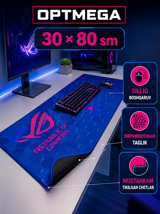 Kompyuter kovrik va sichqoncha uchun gilamcha CS GO gilamcha