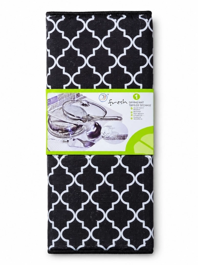 Idish quritish gilamchasi 38×50 sm, oshxona stol usti uchun, 4 rang - 