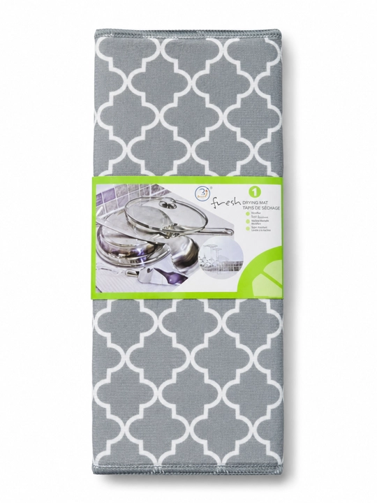 Idish quritish gilamchasi 38×50 sm, oshxona stol usti uchun, 4 rang - 
