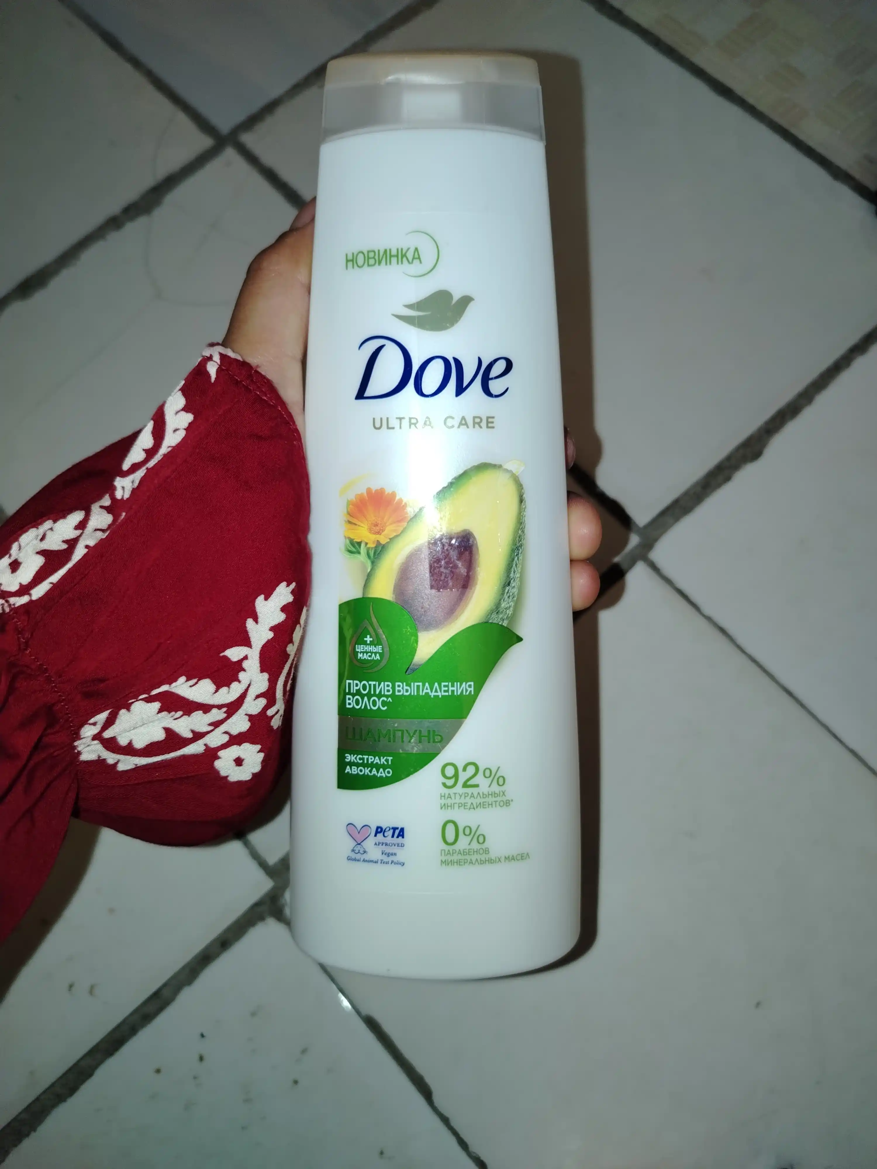Шампунь для волос Dove, с экстрактом авокадо, против выпадения волос, 400 мл