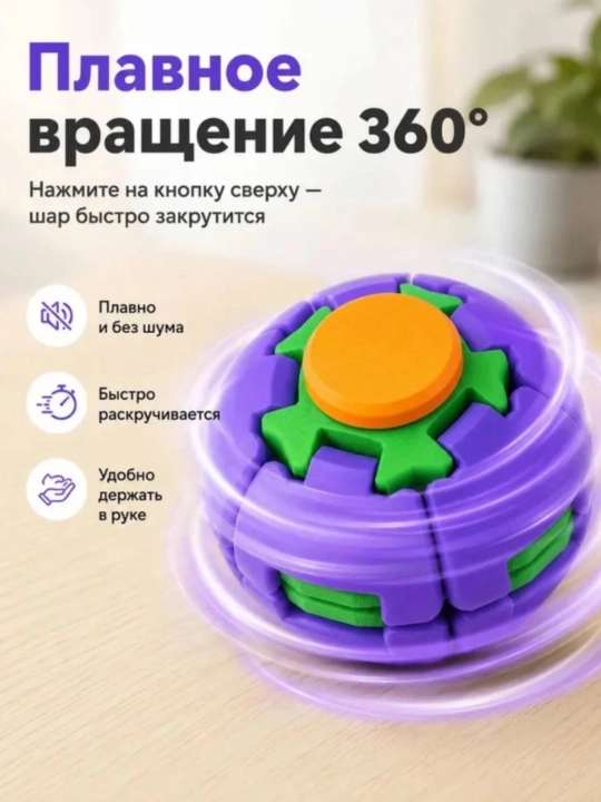 3D shar, antistress spinner, fidget