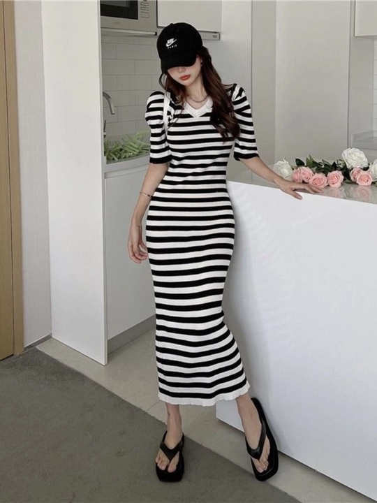 Ayollar trikotaj ko‘ylagi, koʻylaklar ayollar uchun — EllyFashion - 