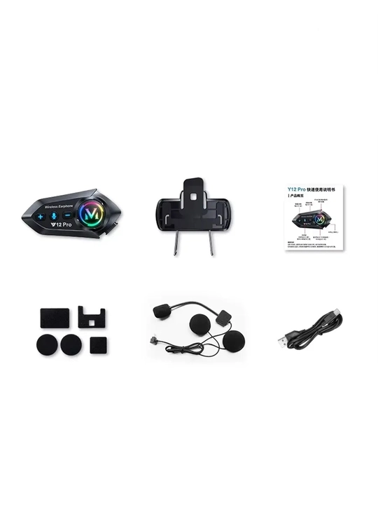 Moto garnitura Y12 / Y12 Pro Bluetooth 5.4 dubulg‘a uchun