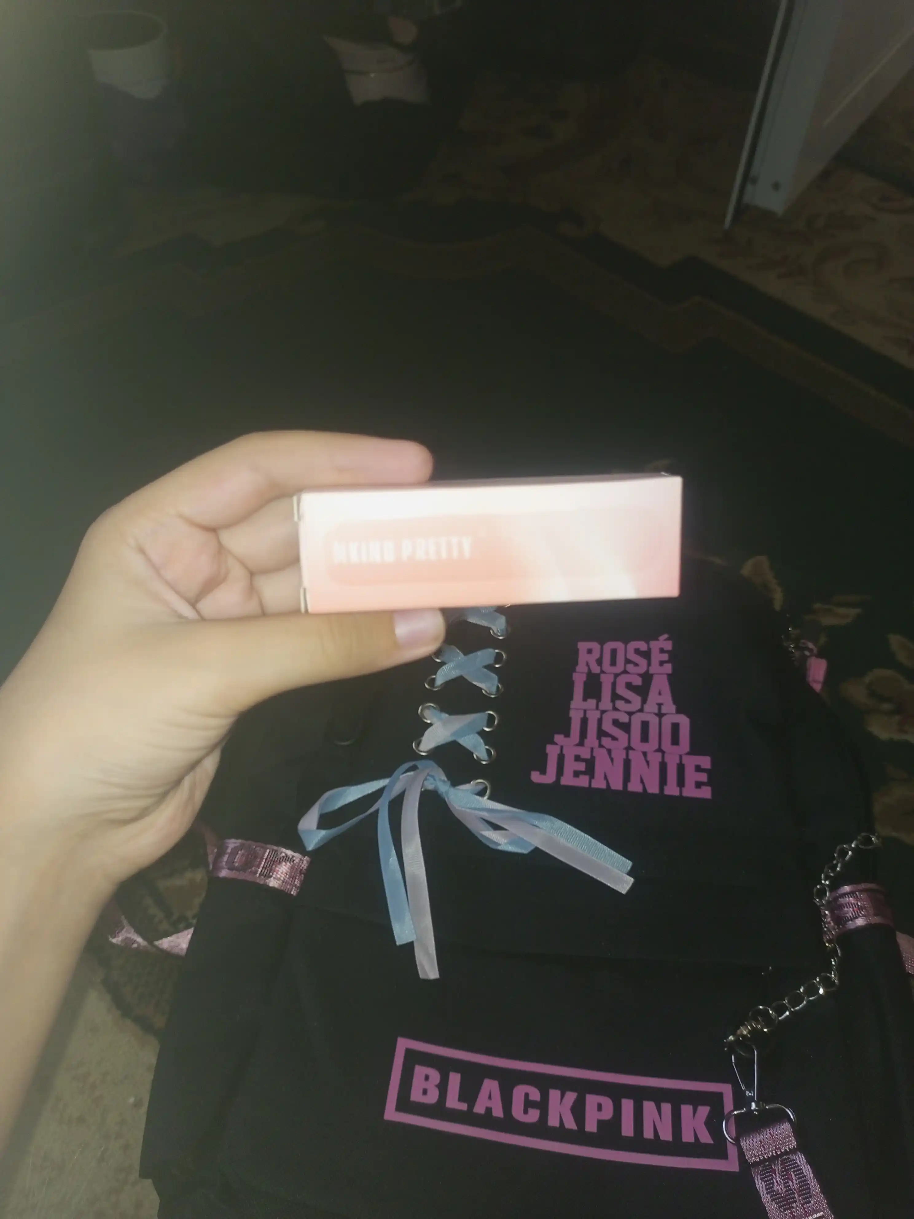 Ayollar uchun BLACKPINKK ryukzaki, zamonaviy maktab uchun ryukzak