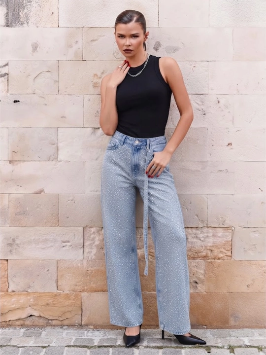 Ayollar jinsi shimlari, ayollar baggi shimlari, keng jinsi shimlar, S–XL