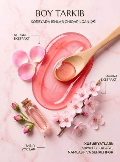 Скраб для тела для женщин, глубоко очищающий и ароматный, Luv Scent Kerasys Korea 500 мл
