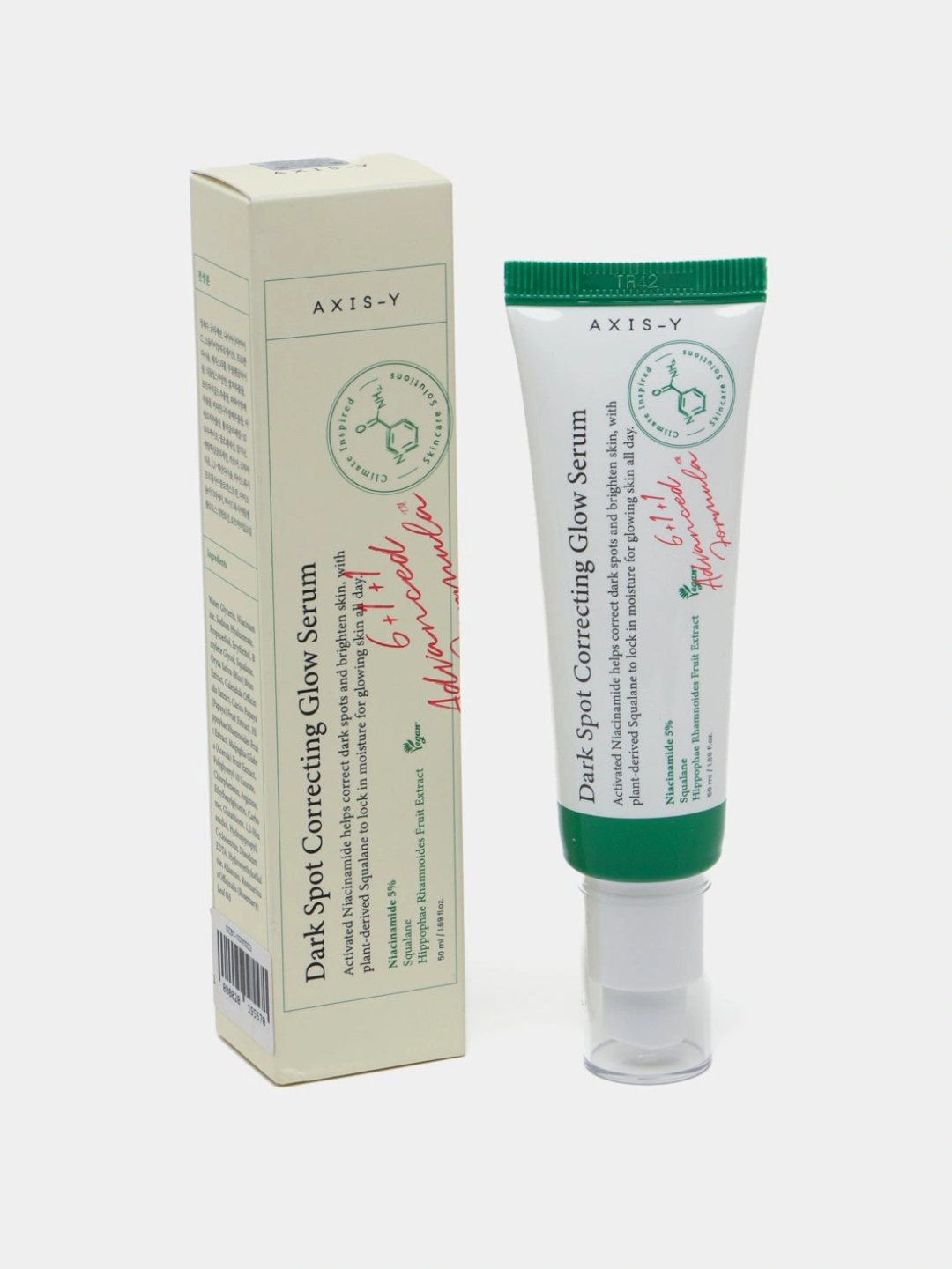 Pigment dog‘lari va postaknega qarshi AXIS-Y zardobi, terini yaltiratish uchun 5% niatsinamid bilan, 50 ml - 