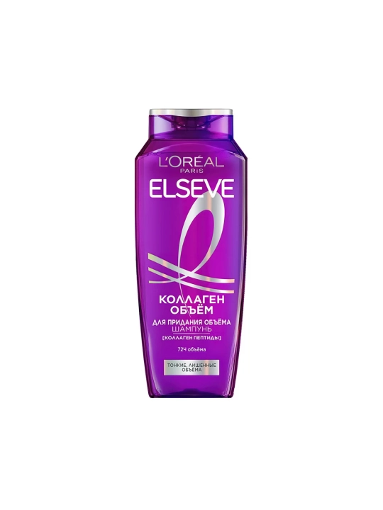 L’Oreal Paris Elseve Soch shampuni Kollagen ingichka sochlar uchun hajm, 400 ml - 