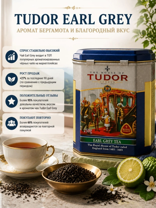 Choy Tudor Earl Grey, 250 g - 