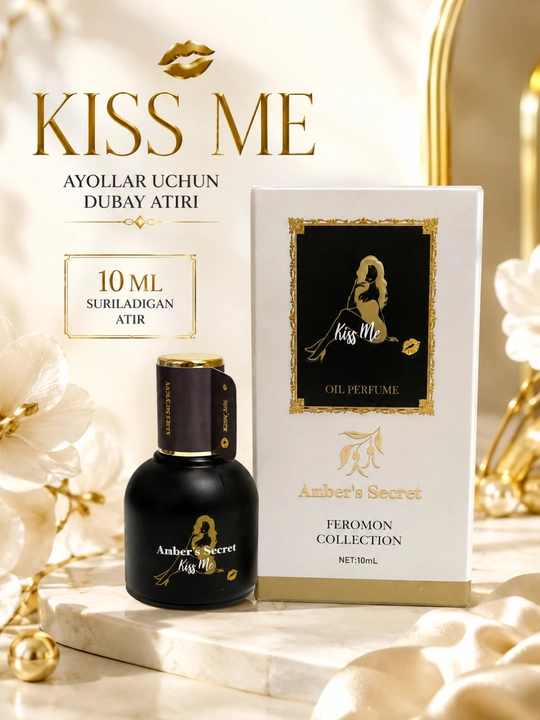 Ayollar uchun mini atir Anber’s Secret, yoqimli va nafis hid - 