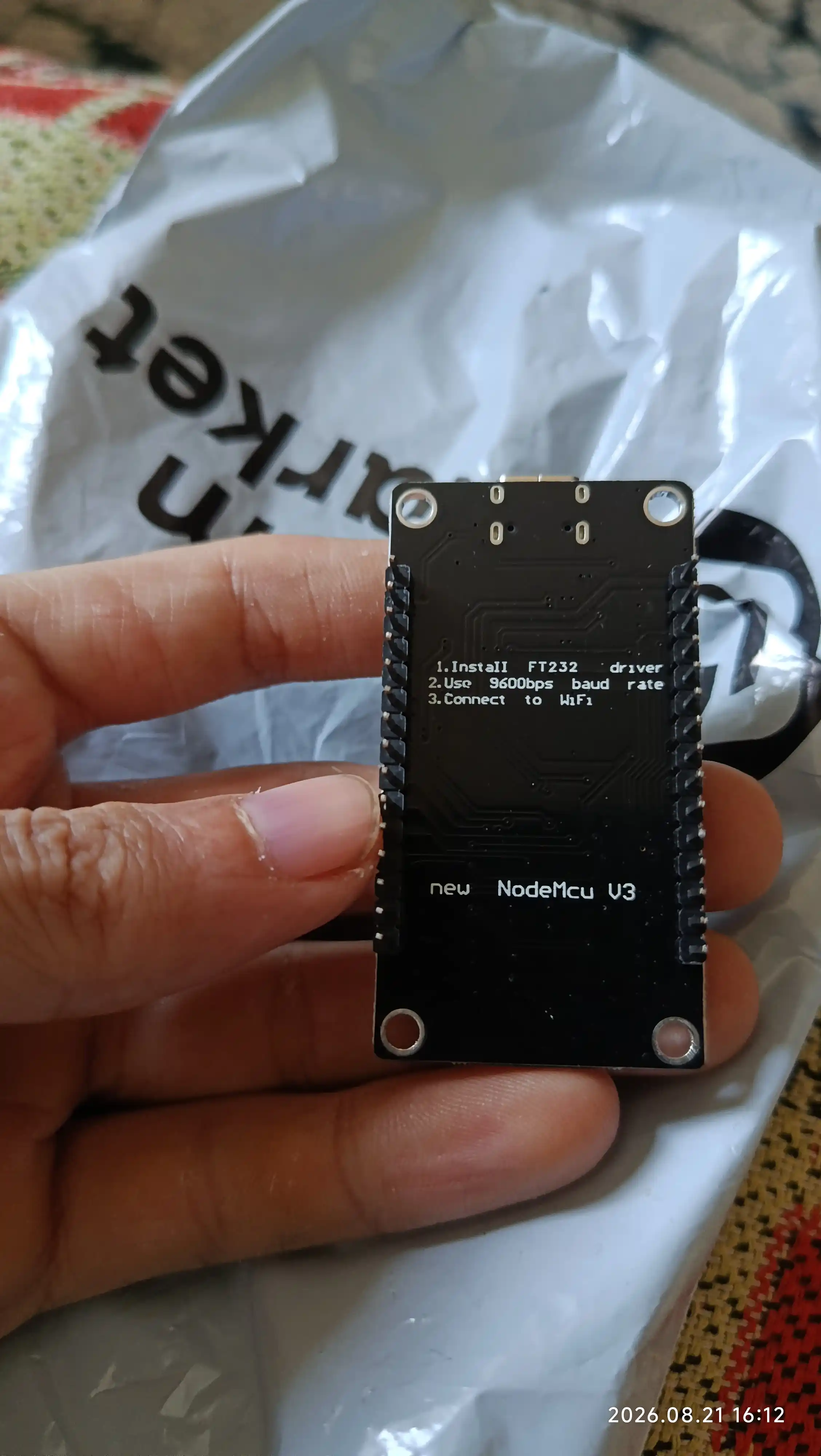 Модуль ESP8266 NodeMcu v3 Lua с Wi-Fi (CH340)