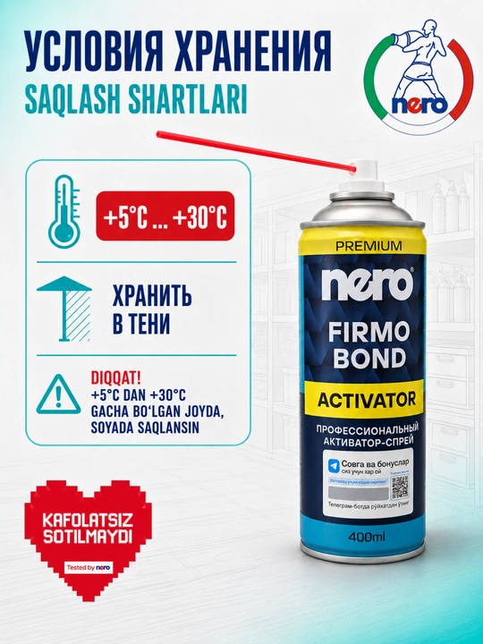 Nero Firmo Bond Activator professional aktivator-sprey 400 ml