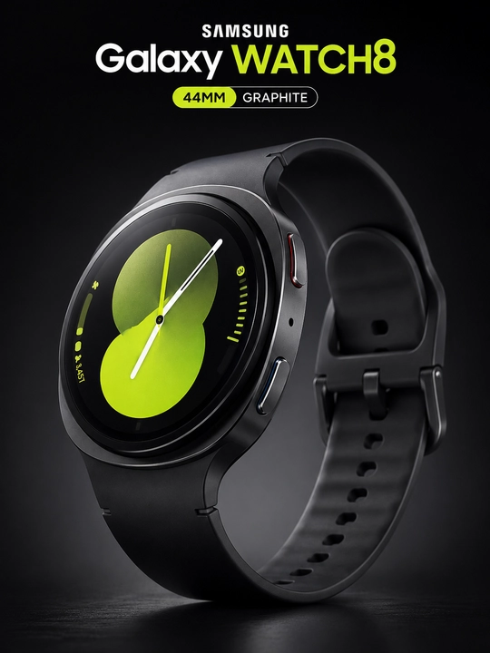 Samsung Galaxy Watch8 44 мм Graphite умные часы с Super AMOLED, GPS и 32 ГБ памяти - 