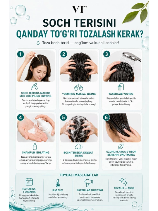 VT PDRN Reedle Shot Scalp Shampoo — укрепляющий шампунь для кожи головы и волос, 200 мл