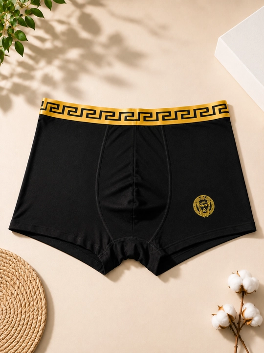 Мужские трусы, нижнее бельё, мягкие хлопковые трусы 100%, трусы VERSACE - 