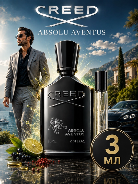 Atir Creed Aventus Absolu erkaklar uchun, probnik atirlar - 