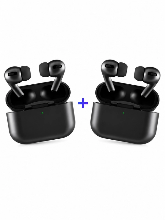 PRO2 simsiz Bluetooth quloqchinlari, 1+1 to‘plami, quvvatlash g‘iloflari bilan